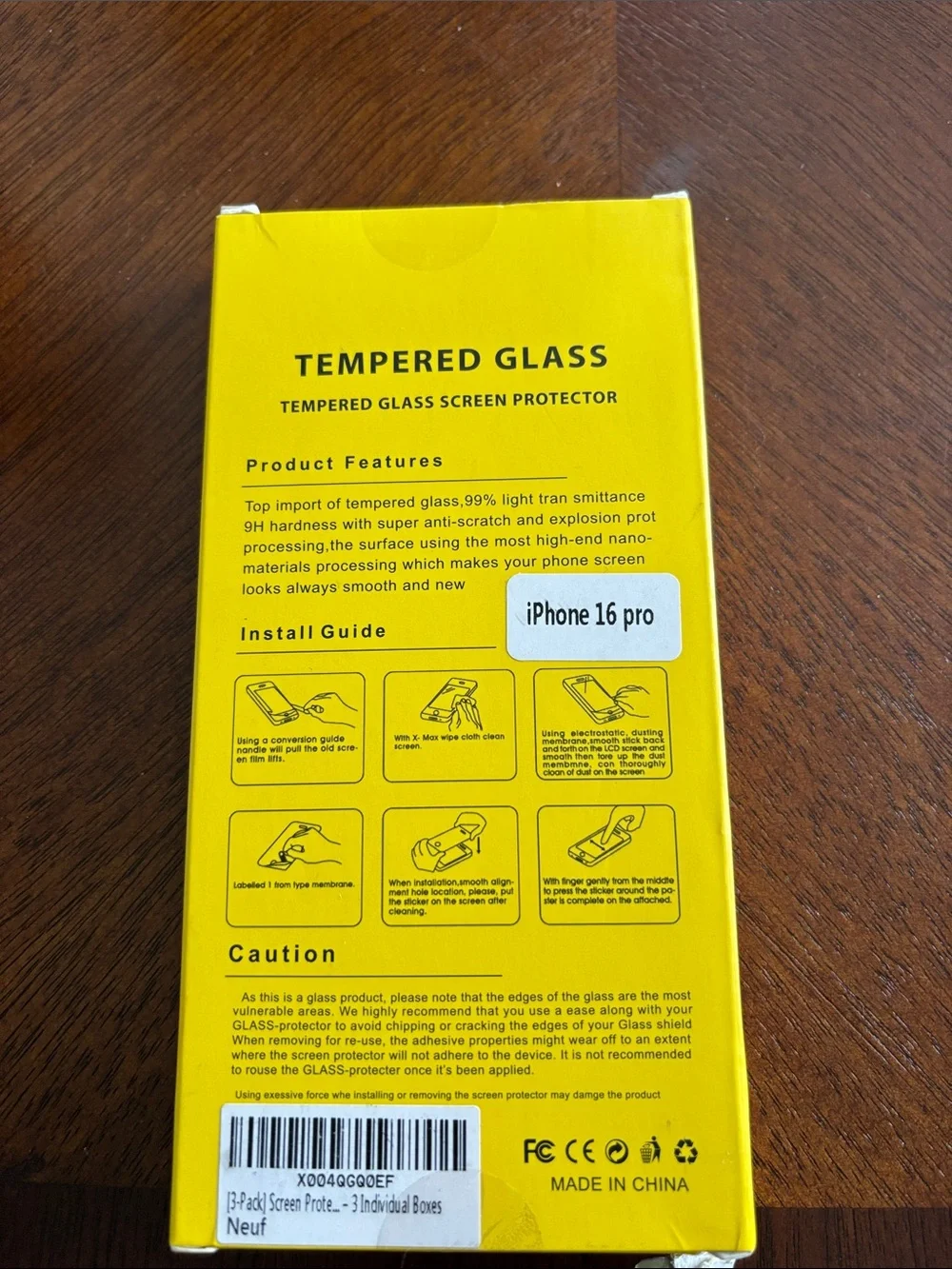 N/A pack tempered